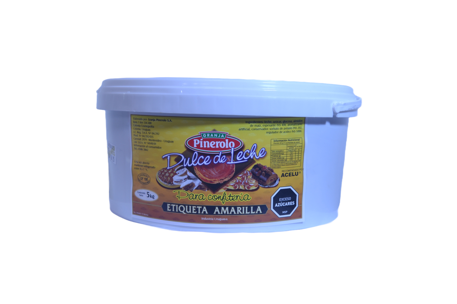 Etiqueta Amarilla Descartable